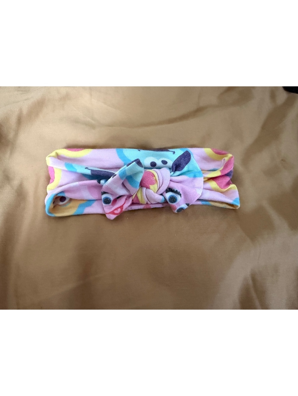 Sesame Street Character Print Knot Headband Baby Toddler Stretch Hair Bow